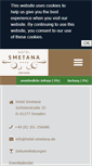 Mobile Screenshot of hotel-smetana.de